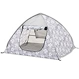 43DEGREES ペット用 ポップアップテント ワンタッチテント Flower