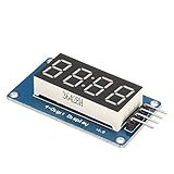 ILS - 0.36 Inch LED Digital Tube Display Module TM1637 Common Anode Light Adjustable