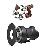ブラックアンドデッカー(BLACK+DECKER) マルチツール プラス 18V EVO183P1 マルチエボヘッドアタッチメント トリマー 18V用 セット