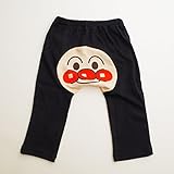 アンパンマン ロング丈パンツ キャラ顔つき 80ｃｍ-95ｃｍ （EA4555) (90ｃｍ)