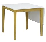 伸長式ダイニングテーブル　Lavie ラビー 80BT (LBR ライトブラウン)