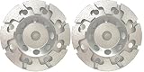 2枚セット 外径100mm (４インチ) ダイヤモンド研磨ホイール 乾式 ダブルカップ 取付穴径15mm プロ仕様 実績豊富！ (2)