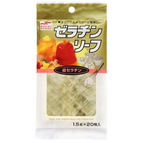 マルハニチロ ゼラチンリーフ 1.5g×20枚
