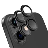 AUNEOS 対応 iPhone 16 / iPhone 16 Plus カメラフィルム カメラ保護対応 アイフォン 16 / 16 プラス カメラカバー ぴったりフィット一体感 アルミ合金＋9H強化ガラス製 高透過率 防滴 防塵 自動吸着 貼り付け簡単 露出オーバー防止【2枚セット】
