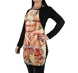 FUT(エフュ ト) メンズ図案豊富な全8スタイル男女共用新婚さん/冠婚葬祭/料理/調理/美容師/理容師/保育士おしゃれ作業着エプロン57cm*73cm