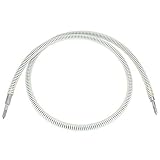 Akozonワッシャー延長ホース5MM 6ワイヤー高圧油圧ホース2M 9/16"オスコネクター洗浄機用圧力ワッシャーホース多層ワイヤーラップ