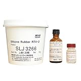 型取り用シリコーンゴム SLJ3266 硬化剤・増粘剤付1kgセット