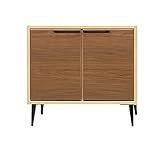 大川家具 doi ローキャビネット 扉タイプ 80cm幅 ブラウン色 244975