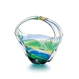 花器 津軽びいどろ工房 手付き F-79834