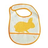 JJ Rabbit - Rabbit Cuppie and Bib Set - Rabbit - Orange by JJ Rabbit