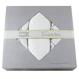 Organic Bamboo Muslin Swaddle Blankets for Swaddling Baby and Comforters for Toddlers. Unisex Design