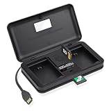 EN-EL9/EL9A カードリーダー付きカメラ用バッテリーチャージャー USB充電ケーブル内蔵 高速バッテリー充電 残量デジタル表示 2つのバッテリーを同時に充電 Nikon DF D40 D50 D40X D60 D70S D70s D80 D100 D300 D700 D3000 D5000 D5100 D8000カメラに対応