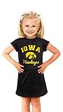 NCAA Iowa Hawkeyes Girls寒い夜ドレス、6 – 12ヶ月、ブラック