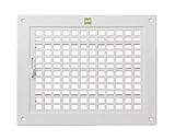 角型レジスター 開閉：上下レバー式シルバーホワイト SPRN-200x250　　新協和