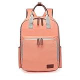 kissfairyミイラおむつバッグバックパック多機能旅行バックパックNappyバッグfor Baby Care オレンジ