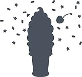 WallCandy Arts チョークボード黒板ステッカー アイスクリームコーン cicc01