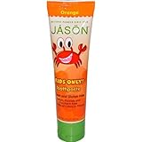 Jason Kids Only! Orange Toothpaste Oral Care 4.2 oz. (a) by JASONS NATURAL
