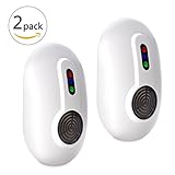 「2-Pack」Ownpets 　電磁波＋2種類超音波　ネズミ・害虫駆除機　 3-Wayでネズミや害虫撃退　ネズミ、ゴキブリ、ハエ、クモ対策　120坪程に有効！（取扱説明書付き）　ホワイト