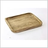 お盆　トレイ 木製 トレー CARVING TRAY