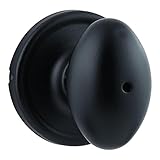 Kwikset 730L 514 RCAL RCS KI BBPKG Signature Laurel Privacy Knob in Iron Black by Kwikset