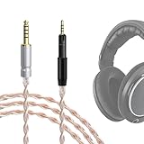 Geekria Apollo 6N 単結晶銅表面に銀メッキ アップグレード ケーブル ゼンハイザー Sennheiser HD620S HD599 HD550 HD505 等 ヘッドホン 対応 バランスライン 4芯 (4.4mmプラグ 120cm)