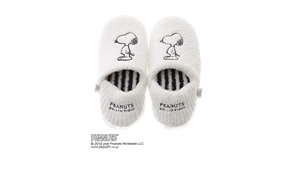 Amazon Co Jp ジェラートピケ スヌーピー Snoopy スリッパ ルームシューズ ホーム キッチン