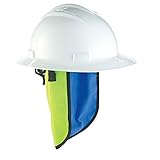 Ergodyne Chill-Its 6670CT Evaporative Hard Hat Neck Shade with Cooling Towel Material by Ergodyne