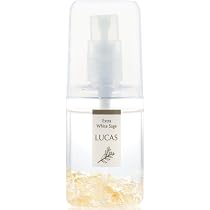 Amazon | LUCAS ホワイトセージ&天然石 浄化 キャンドル 【アクア