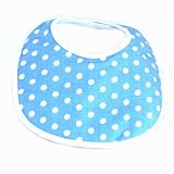 Infantissima Toddler Bib, Dot Light Blue by Infantissima