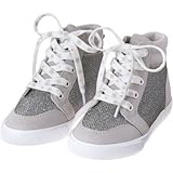 GYMBOREE(ジンボリー) スパークル スニーカー シルバー スパークル シューズ 18.5cm【並行輸入】