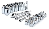 Crescent CSWS10 3/8-Inch Drive Socket Wrench Set 52-Piece [並行輸入品]