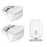 SunniMix 全2種類選べる　自動　ドアベル　商業　オフィス　歓迎チャイム　 - 2赤外線+ 1レシーバー