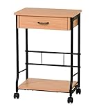 （エーハート）AHEART インワゴン キャスター付き デスクワゴン ナチュラル色 TO 27 (ナチュラル)