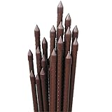 国華園 イボ付鋼管製支柱ブラウン(16mm) 180cm 10本1組
