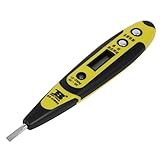 uxcell デジタル AC DC 12V-250V テスター LED 電力測定 スロット スクリュー ドライバー