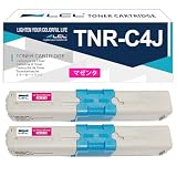 LCL OKI用 TNR-C4J TNR-C4JM1 互換トナーカートリッジ (2パック マゼンタ) 対応機種：OKI C301DN