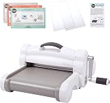 Sizzix Big Shot Plus ダイカットマシン 9インチ幅 (白＆グレー) エンボス加工 [並行輸入品]
