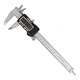 デジタルノギス　デジタルキャリパー　0~150㎜　プラモデル　mm/ｉｎｃｈの切替可能　ステンレス製　家庭用　外径・内径・深さ・段差の測定工具　ブラック＆シルバー