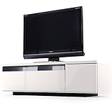 テレビ台 テレビボード ローボード ロータイプ ～37型まで 国産 完成品 コンパクト 120cm 鏡面 ホワイト