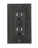 Leviton GFTR1-E SmarTest Self-Test SmartlockPro Slim GFCI Tamper-Resistant Receptacle with LED Indic