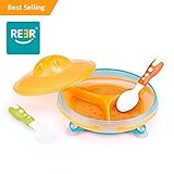 ReerセクションプレートDivided Dish withボーナススプーンとフォーク L YH17200