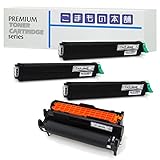 こまもの本舗 沖電気 用 TNR-M4B 互換トナー ID-M4B 互換ドラム ブラック ISO認証工場製造 【対応機種】 B4500n トナー3本＆ドラム1本セット