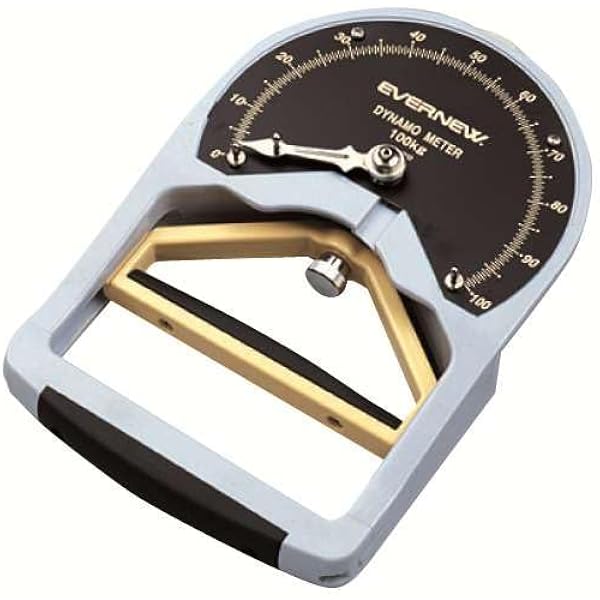 Amazon | エバニュー(EVERNEW) 握力計100 EKJ094 長さ22cm×幅14.6cm×厚