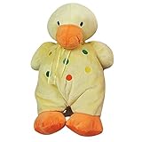 BabyPrice Infant Baby Soft Calm Duck Doll Toy Developmental Pull Musical Toy (Yellow) [並行輸入品]