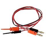 Homyl 電気テスト用　フックワイヤ　ケーブル　実験　デザイン　回路チェック　バナナプラグ