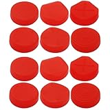 ABE PSVita PSV 1000 2000 アナログキャップ サムスティック 互換 キャップ 12個 握りやすくプレイ快適！ 12個キャップでPSVitaをリフレッシュ！ (レッド)