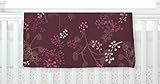 KESS InHouse Laurie Baars Ferns Vines Bordeaux Maroon Floral Fleece Baby Blanket 40 x 30 [並行輸入品]