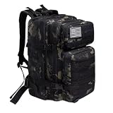 [Figoday] 45Lミリタリータクティカルバックパック メンズ 大型backpack 3日分 アサルトパック 多機能 大容量 防水 リュック 野外露営 登山 キャンプ ハイキング スポーツ用 (スタイル4)
