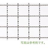 【北海道発送不可】 ステンレスクリンプ 金網 　線径 ＃14(1.9mm) 網目 18 mm 幅 1000 mm × 長さ(巻き) 15 ｍ 吉田隆 【代不】