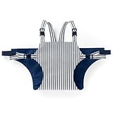 どこでもサポート赤ちゃん安心チェアベルト　ベーシックストライプ（綿100％）・紺　B2604700　日本製